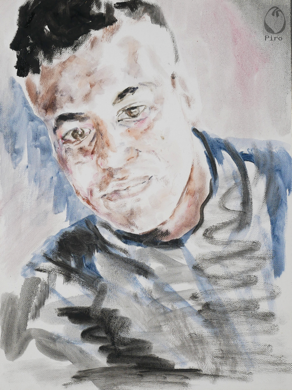 oil on canvas - olio su tela di Piro